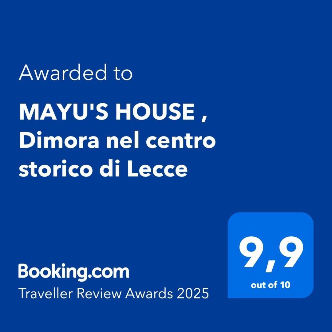 Mayu'S House , Dimora Nel Centro Storico Di Лече Екстериор снимка